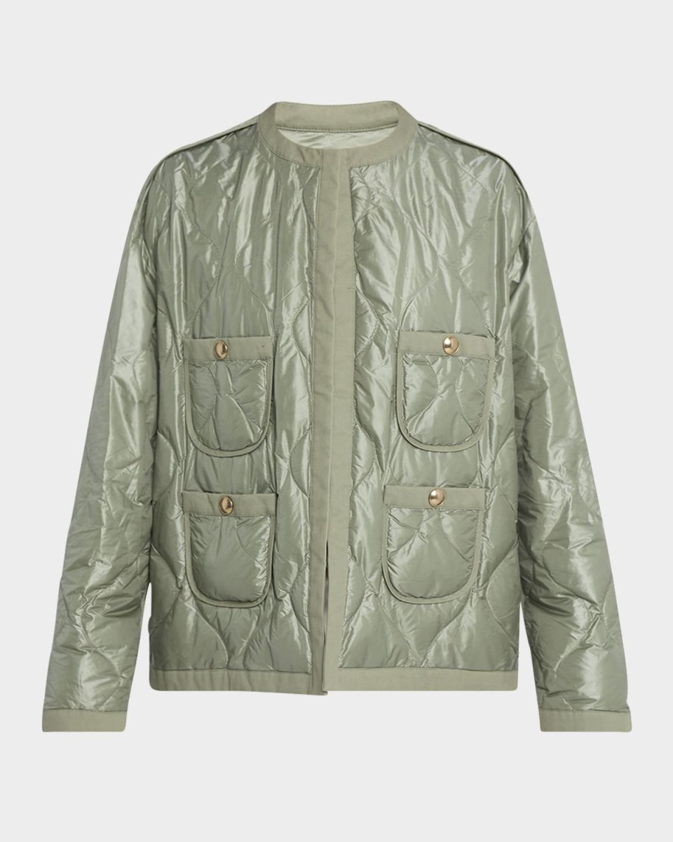Cozy Coolness Quilted Jacket